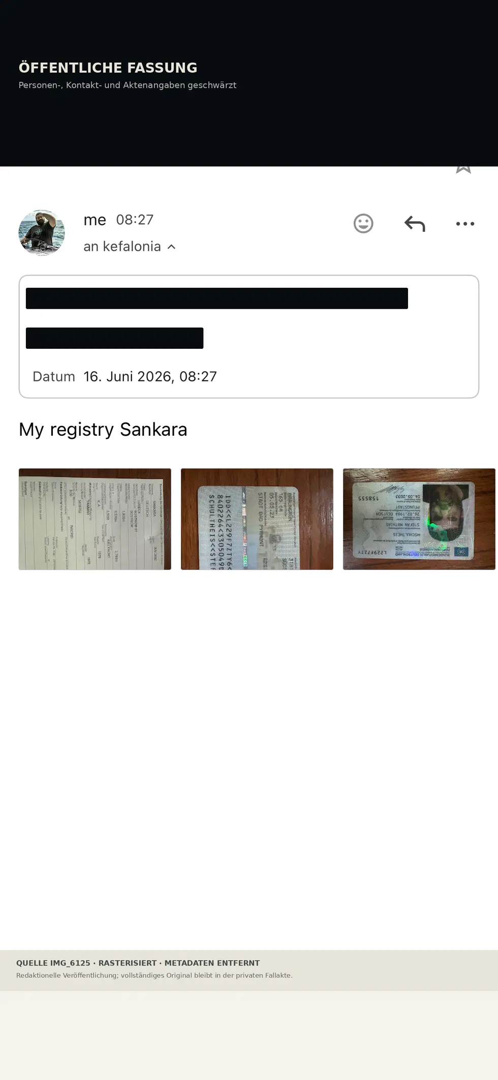 Öffentliche Fassung · personenbezogene Angaben geschwärzt