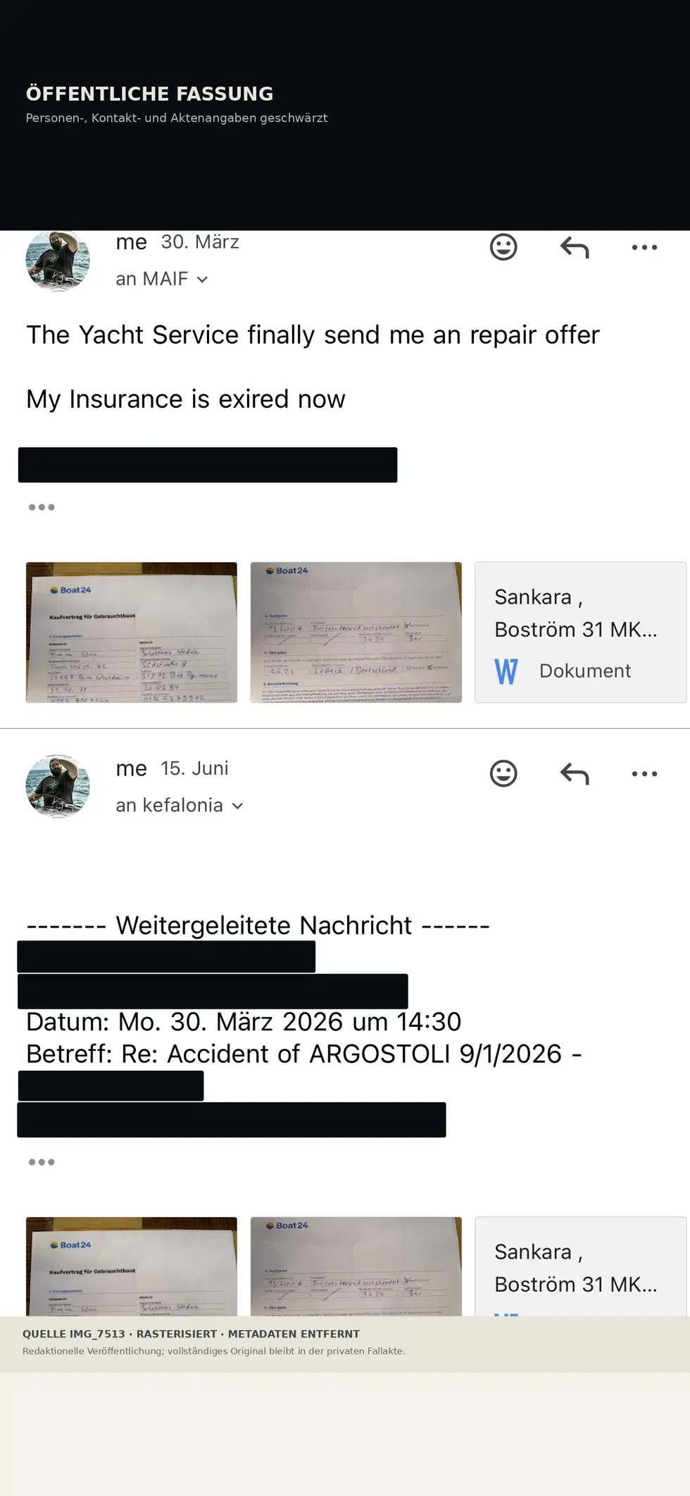 Öffentliche Fassung · personenbezogene Angaben geschwärzt